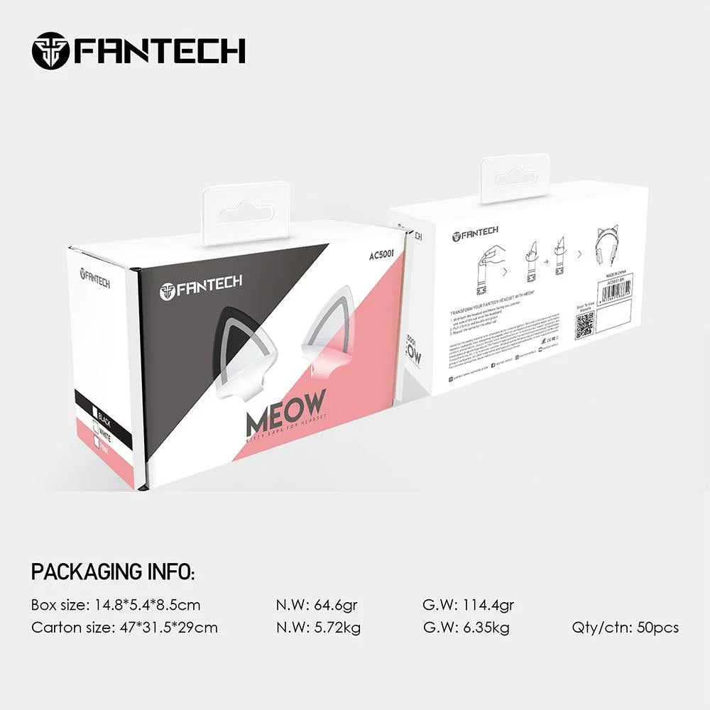 Fantech ac5001 meow kitty ears for headset