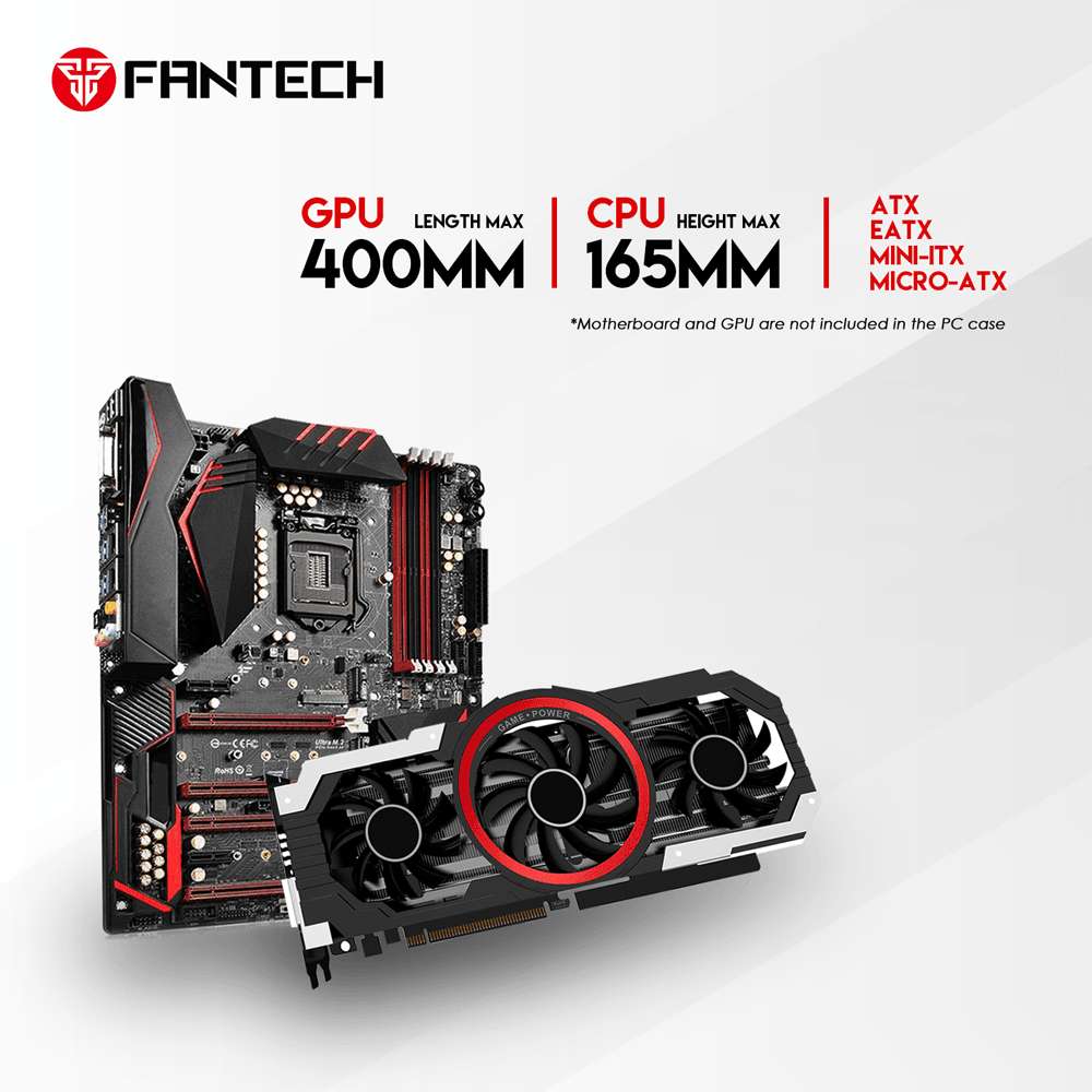 Fantech AERO XL CG81 Full Tower Case with 4 Free RGB Fan 55 JOD