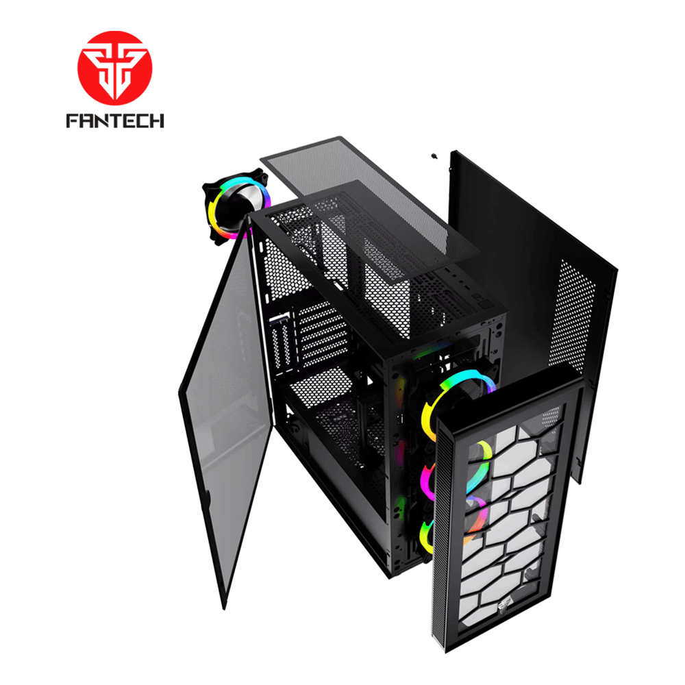 Fantech AERO XL CG81 Full Tower Case with 4 Free RGB Fan 55 JOD