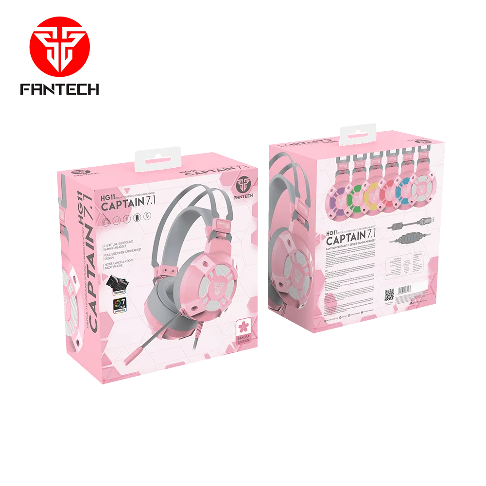 Fantech captain 7.1 hg11 sakura edition JOD 25