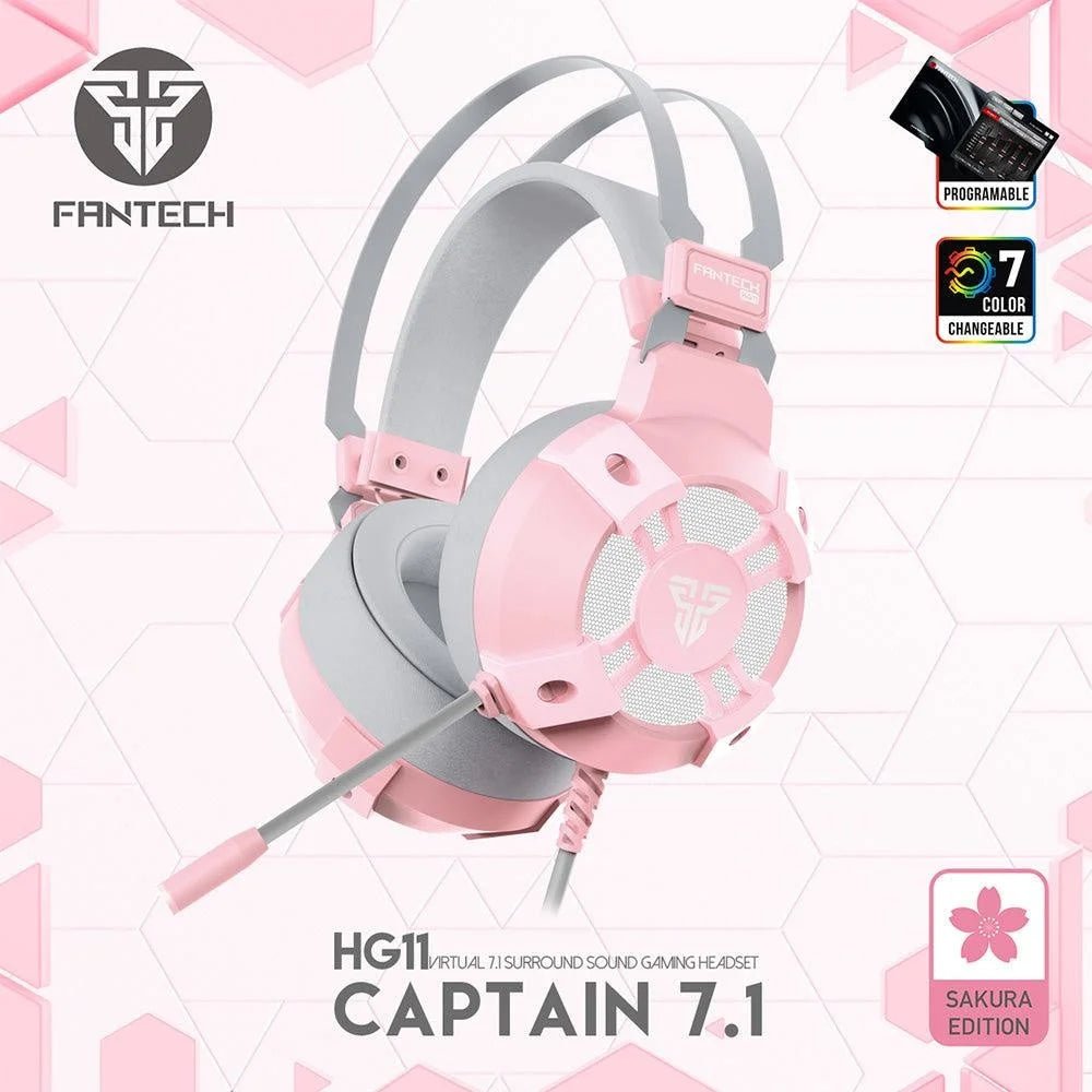 Fantech captain 7.1 hg11 sakura edition JOD 25