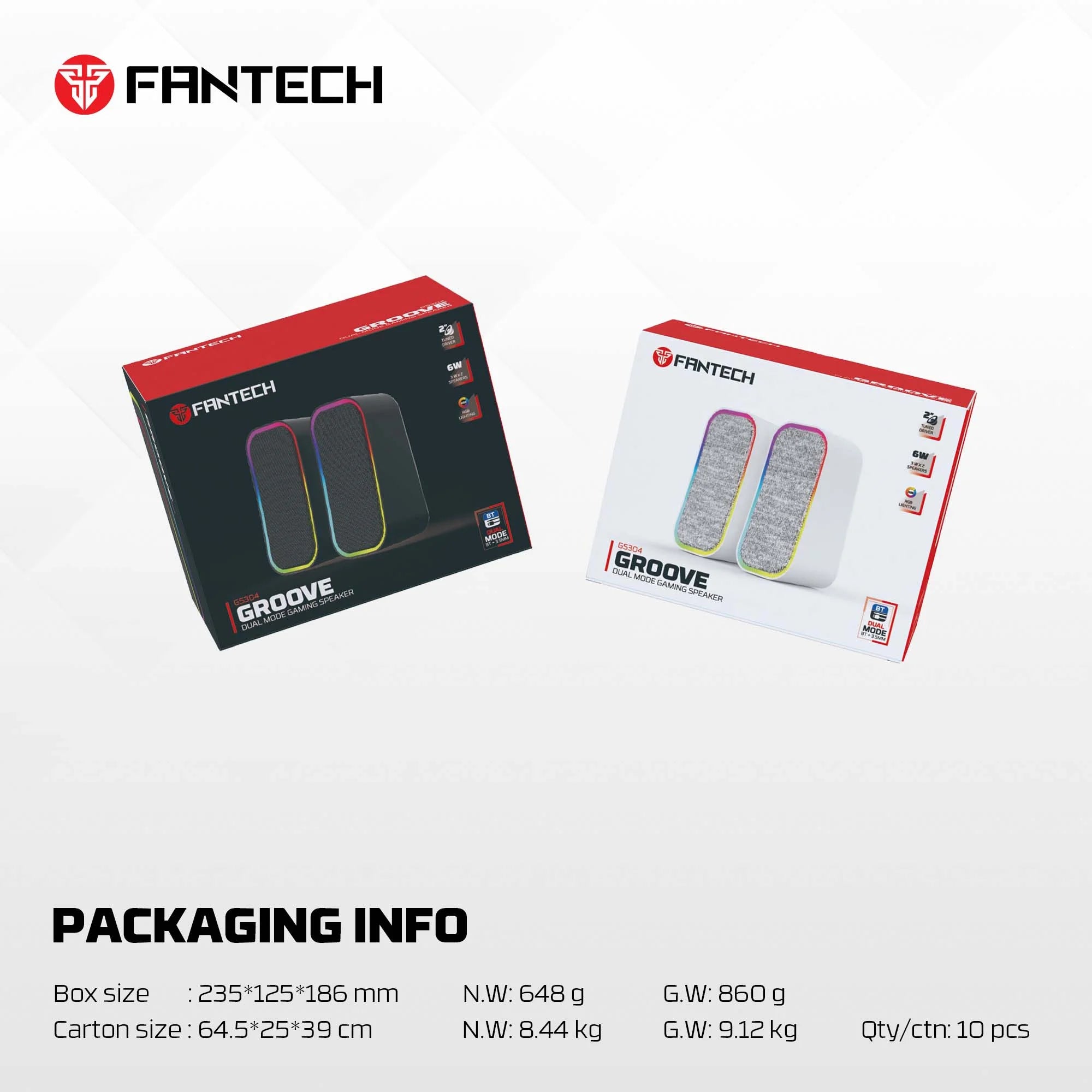 Fantech groove gs304 bluetooth speaker dual mode