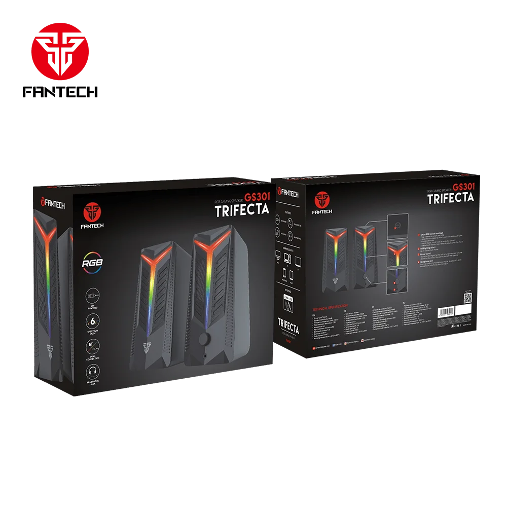Fantech gs301 trifecta rgb gaming speaker