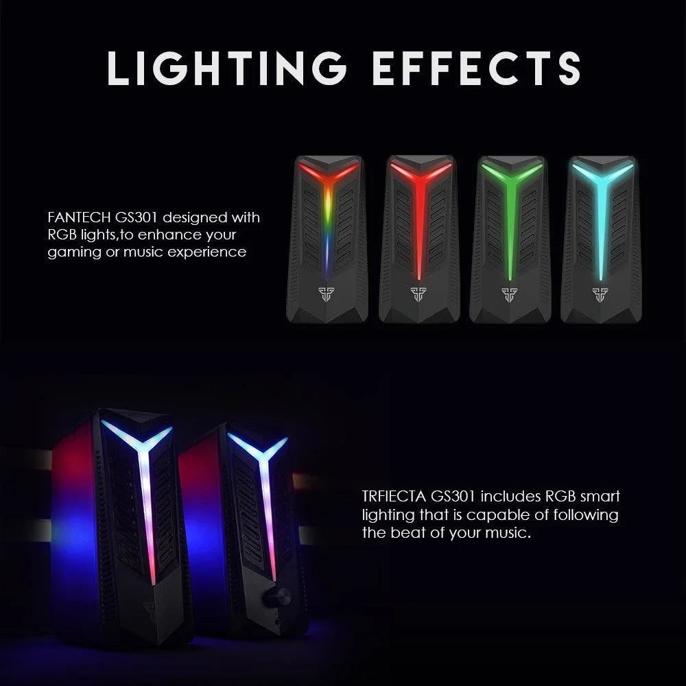 Fantech gs301 trifecta rgb gaming speaker