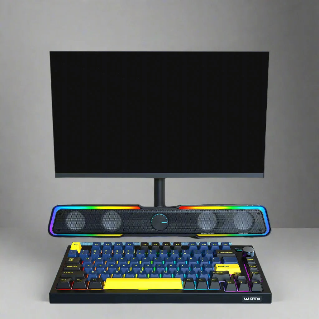 Fantech gs305 bluetooth 5.3 soundbar dual mode rgb lighting gaming speaker