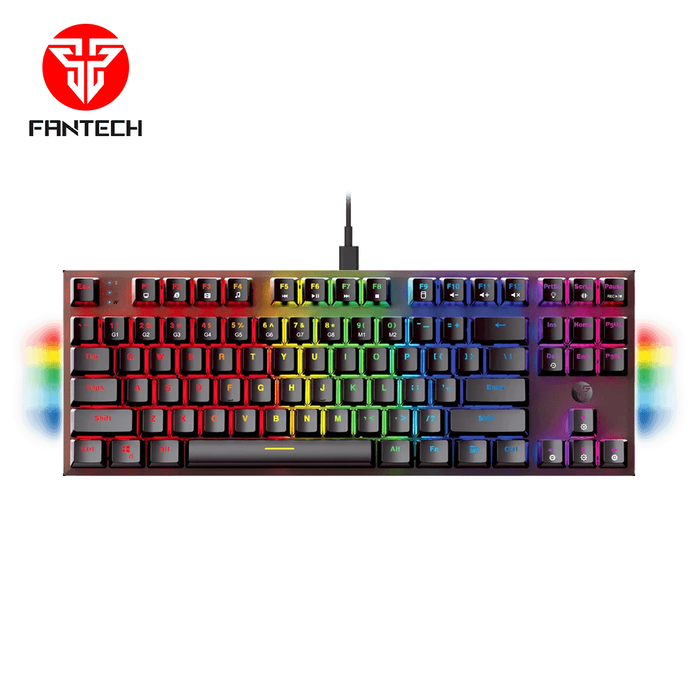 Fantech maxfit87 mk856 rgb mechanical keyboard JOD 25