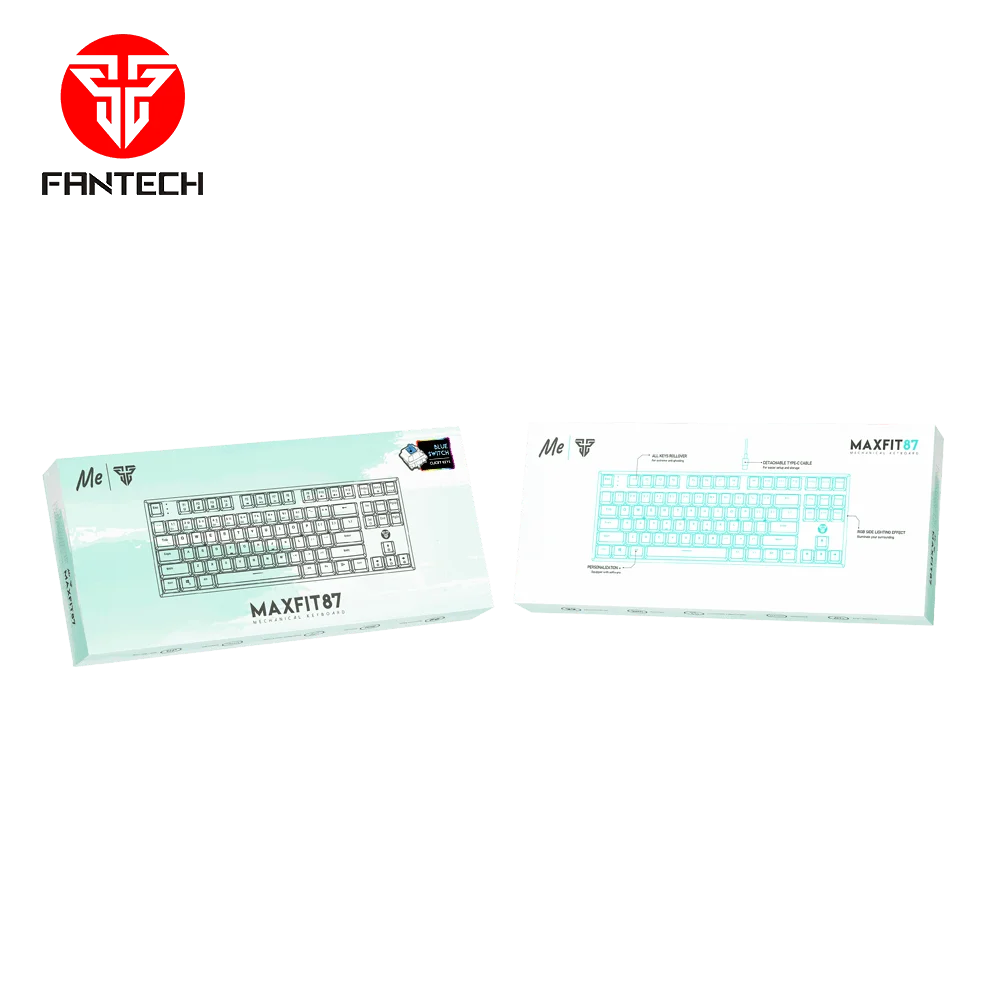Fantech maxfit87 mk856 rgb mechanical keyboard