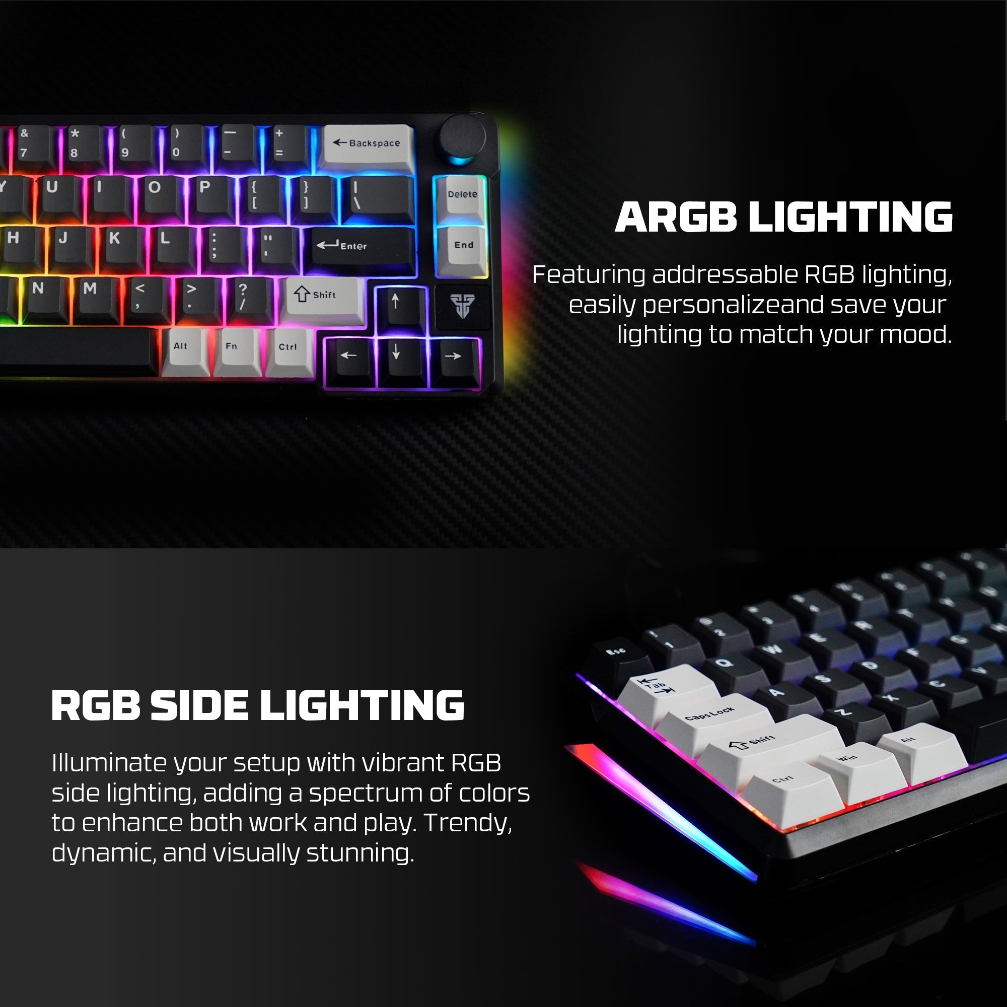 Fantech mk919 atom pro66 mechanical keyboard black