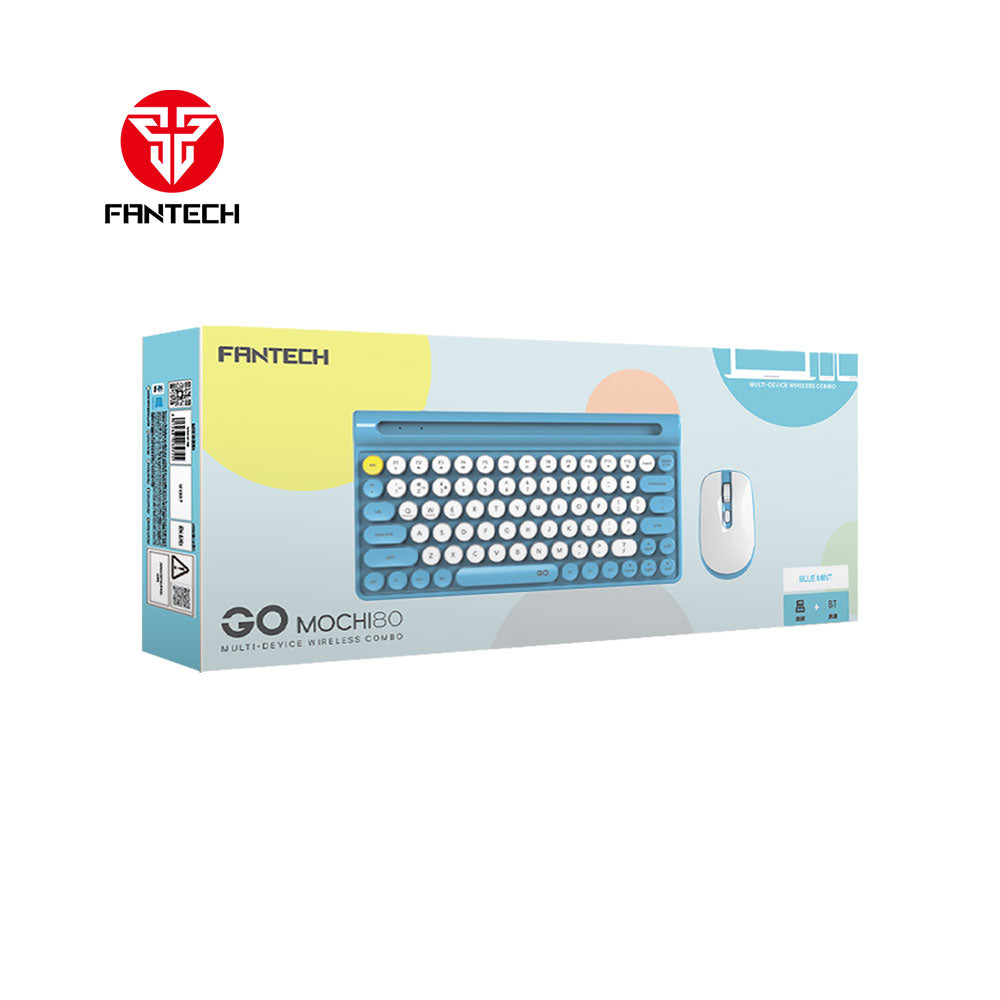 Fantech MOCHI 80Keys WK897 Wireless Keyboard Mouse Combo Set For Windows New