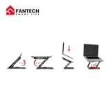Fantech ns30 notebook stand and cooling fan rgb computer risers & stands