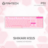 FANTECH P51 Power Bundle Gaming Keyboard and Mouse Keyboard