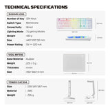 Fantech p51 power bundle gaming keyboard and mouse keyboard trays & platforms