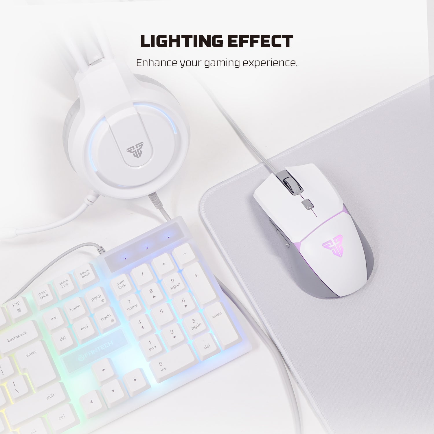 Fantech p51 power bundle gaming keyboard and mouse
