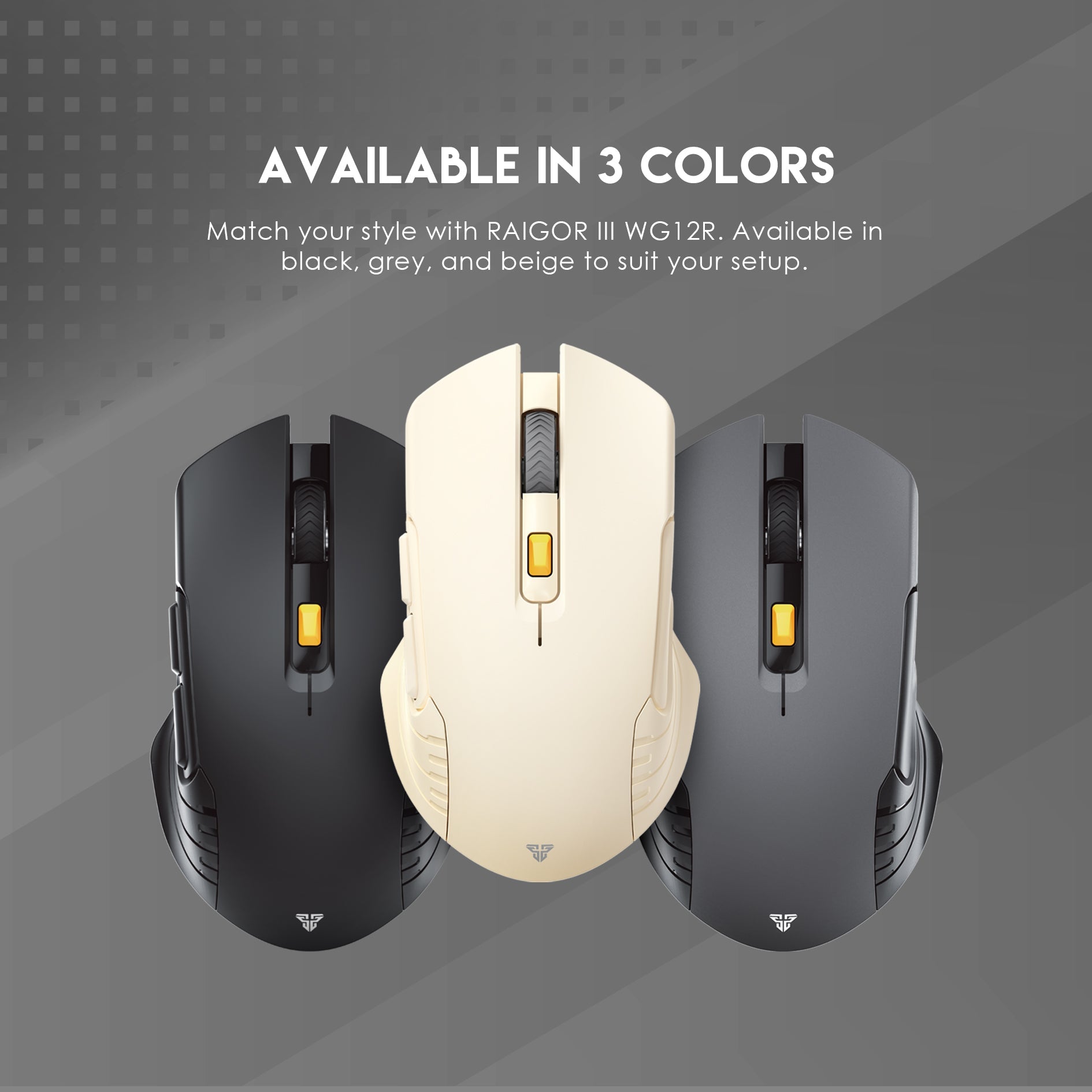 Fantech RAIGOR Gen III WG12R Rechargeable Mouse Wireless Gaming Mouse