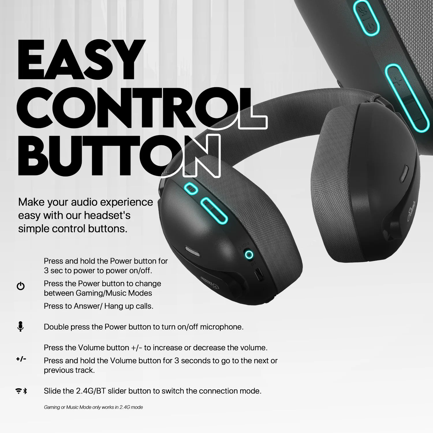 Fantech studio whg03 wireless headset
