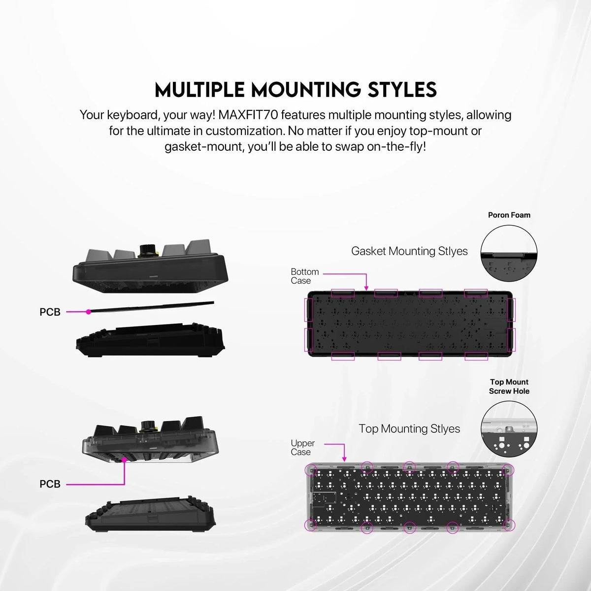 Fantech maxfit70 mk911 vibe edition keyboard - ultimate performance and style for gaming - keyboard
