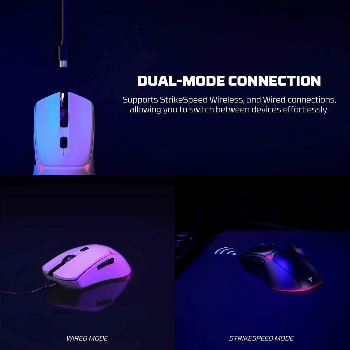 Fantech wg7v2 crypto ii wireless gaming mouse white - mouse