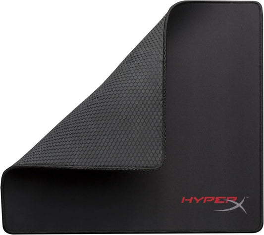 Hyperx fury s - pro gaming mouse pad cloth surface optimized for precision stitched anti-fray edges large 450x400x4mm