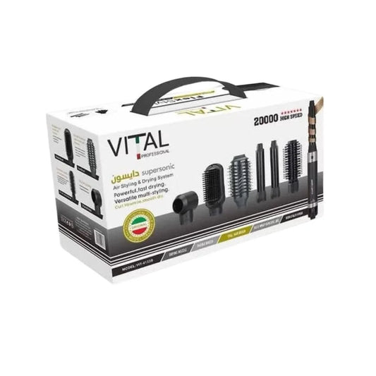 Dyson vital 12-in-1 hair styler with luxury bag - professional edition دايسون
