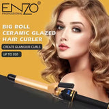 Enzo italy en-9102 professional 25mm big barrel ceramic hair curler hair curlers