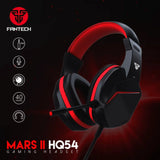 Fantech hq54 mars ii gaming headset headphones with noise cancelling mic