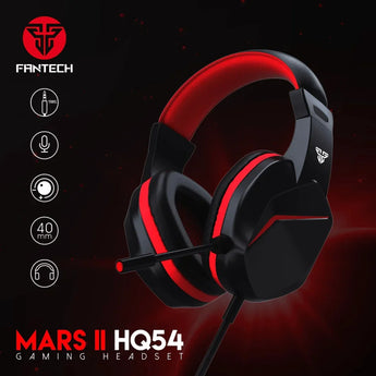Fantech hq54 mars ii gaming headset headphones with noise cancelling mic