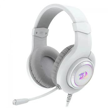 Headset redragon h371 rgb hylas branco usb headsets