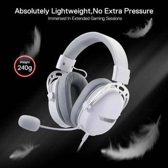 Redragon h376 aurora wired gaming headset 7.1