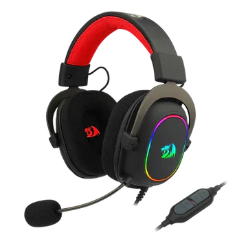 Redragon h510 zeus-x rgb wired gaming headset - 7.1 surround sound
