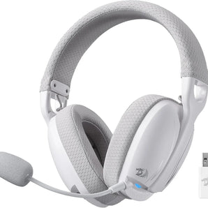 Redragon h878 3-mode wireless blue lighting gaming headset - lightweight - 7.1