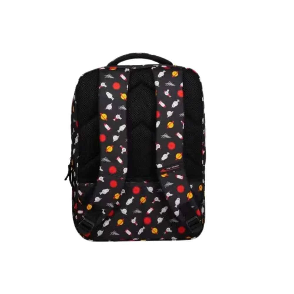 High sierra allover print backpack black