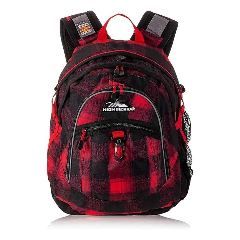 High sierra fat boy backpack red/black