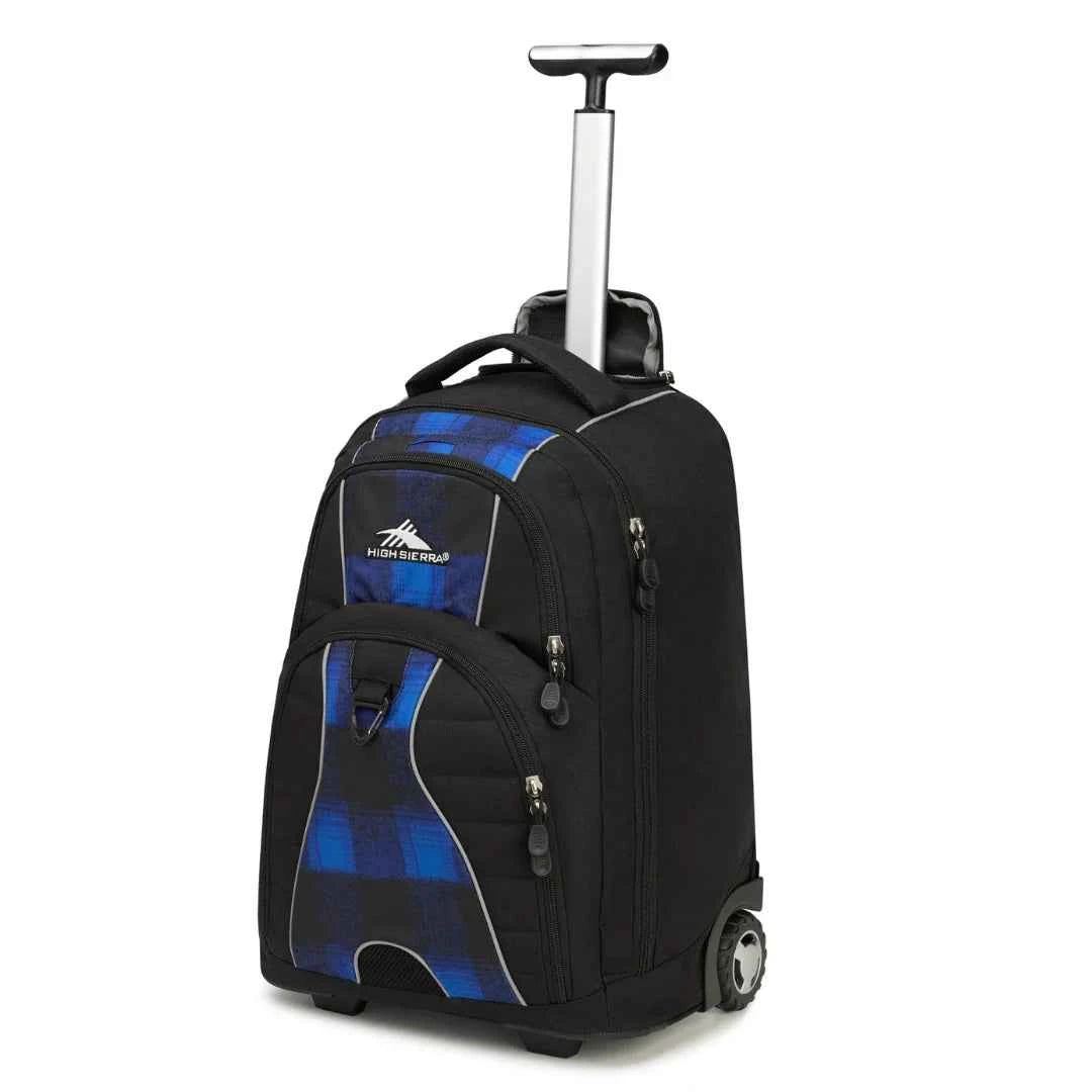 High sierra island wheeled backpack true navy/bandana