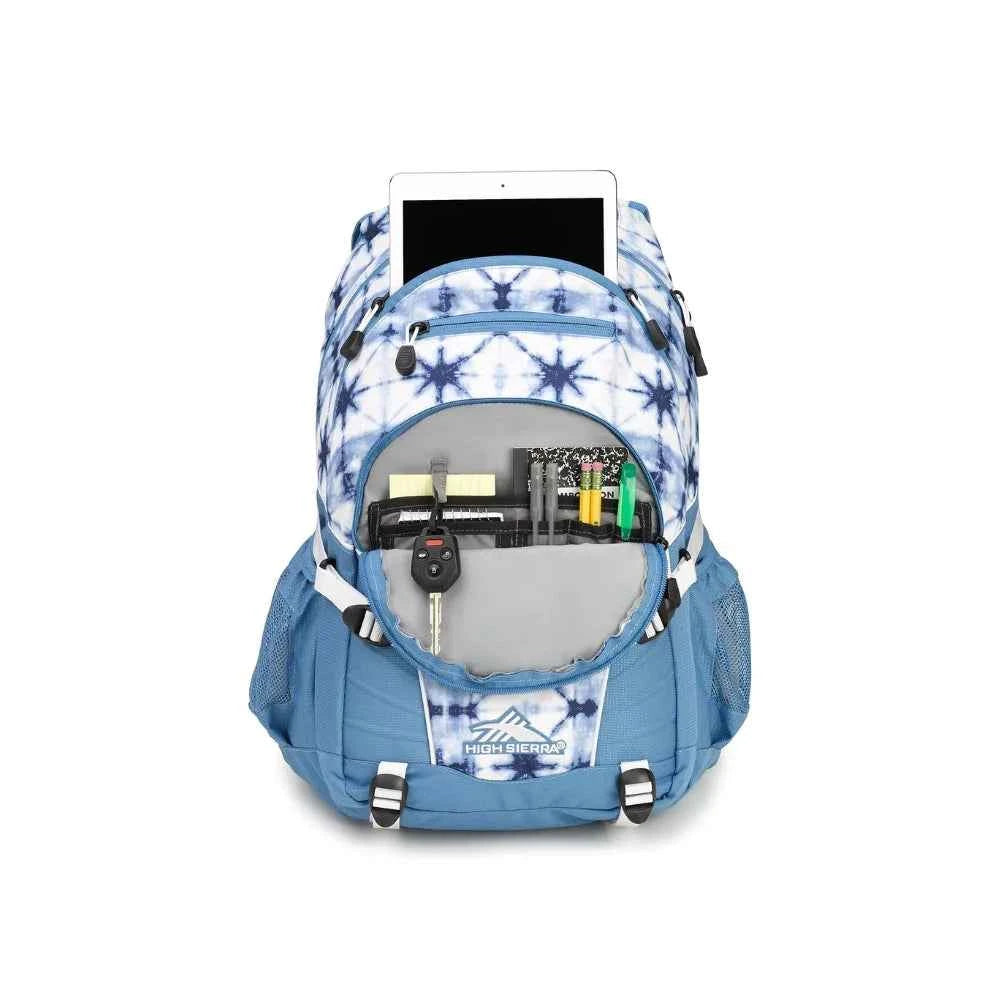 High sierra loop daypack indigo dye/mineral/white backpack