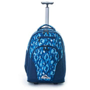 High sierra loop island wheeled backpack ikat/true navy