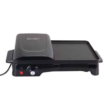 Enzo italy 2 in 1 electric grill table non-stick coating for smokeless cook