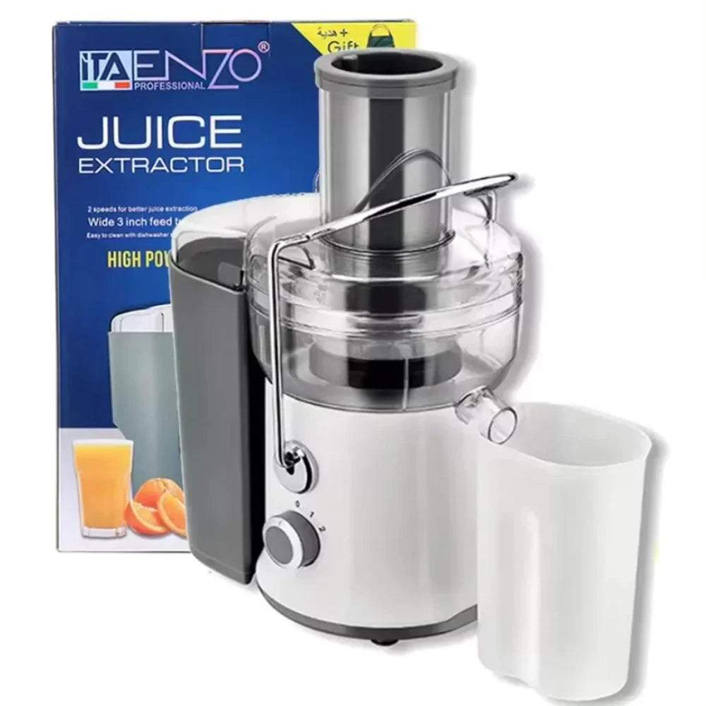 Enzo italy fruit and carrot juicer 2 speeds 600 watts juicers