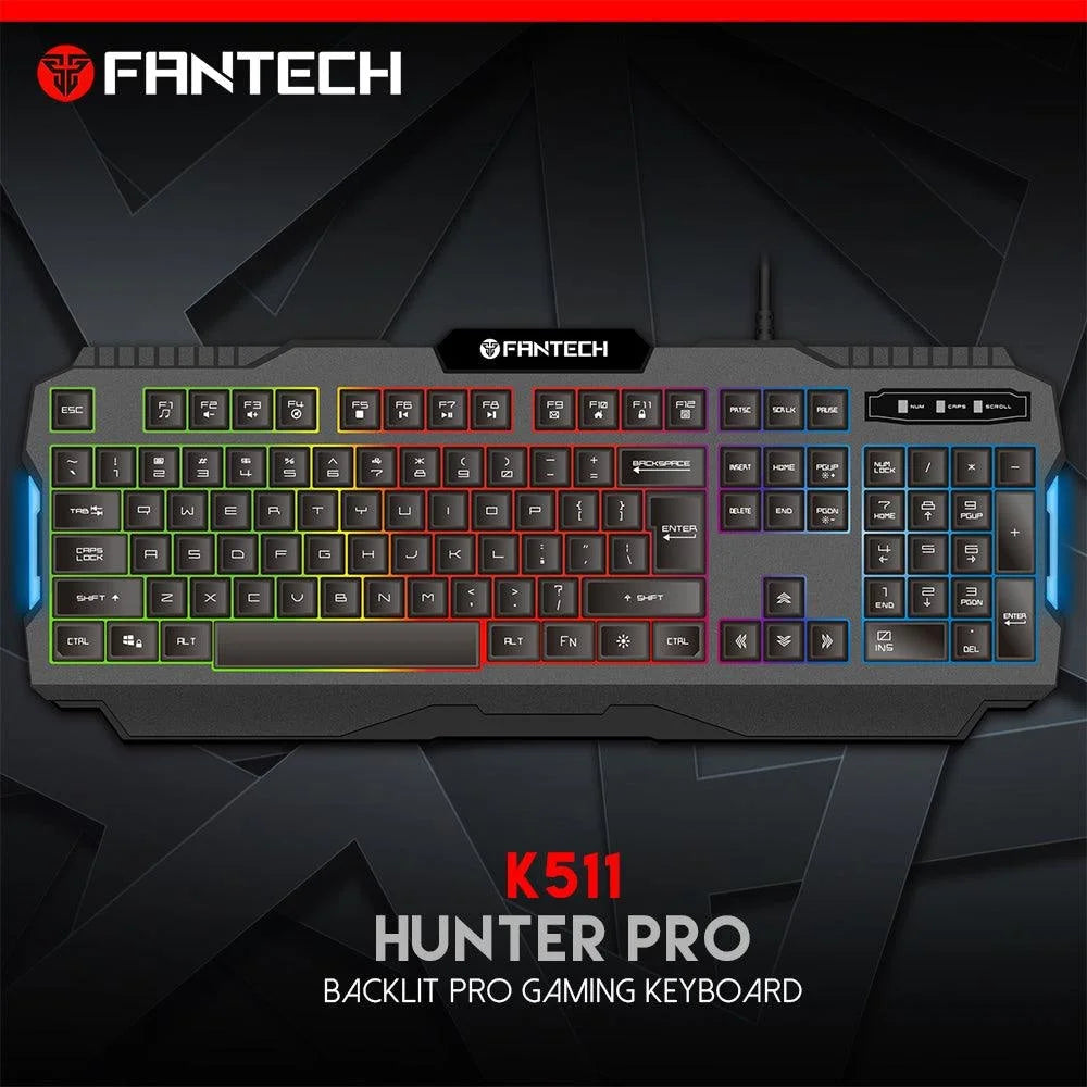 Hunter pro k511 backlit pro gaming keyboard