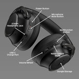 Hyperx cloud mix 2 – dual wireless over-ear headphones with anc 2,4ghz dongle