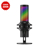 HyperX QuadCast 2 S – USB Microphone with RGB Lighting Streaming and Podcasting