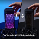 HyperX QuadCast S USB Microphone With RGB Lighting White Streaming
