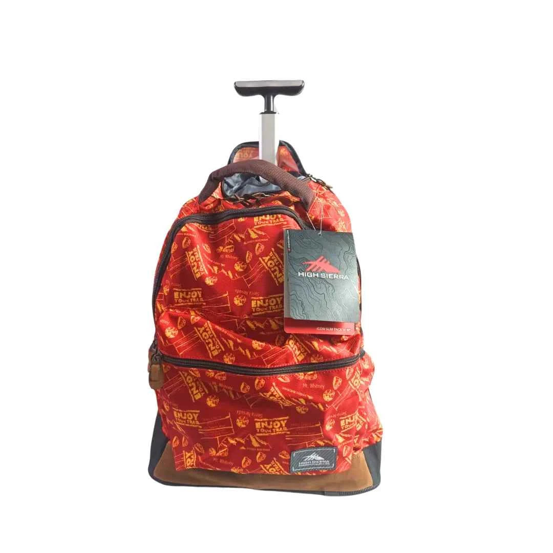 Icon slim pack high sierra engoy wheeled hs urban backpack