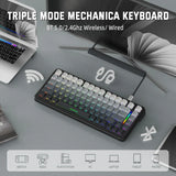 Attack shark m86 wireless mechanical keyboard 75% layout gasket custom