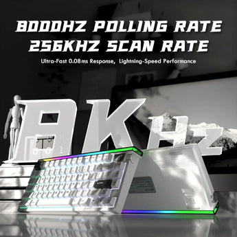Attack shark r85 he wired 75% hall effect rapid trigger mechanical rgb gaming