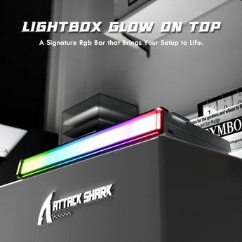 Attack shark r85 he wired 75% hall effect rapid trigger mechanical rgb gaming