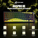 Attack shark x65pro he rapid trigger magnetic mechanical keyboard,60% hot