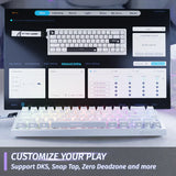 Attack shark x68 he rapid trigger mechanical gaming keyboard 60% wired tkl