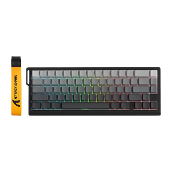 Attack shark x68 pro he wireless rapid trigger gaming keyboard with adjustable