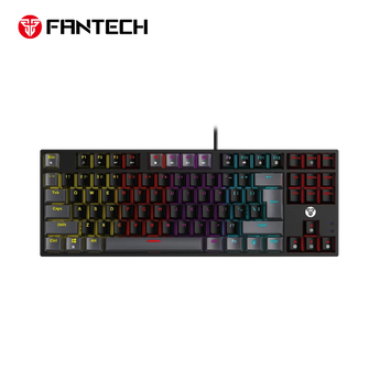 Fantech atom tkl mk876v2 double injection keycaps mechanical keyboard keyboards