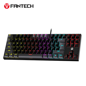 Fantech atom tkl mk876v2 double injection keycaps mechanical keyboard keyboards